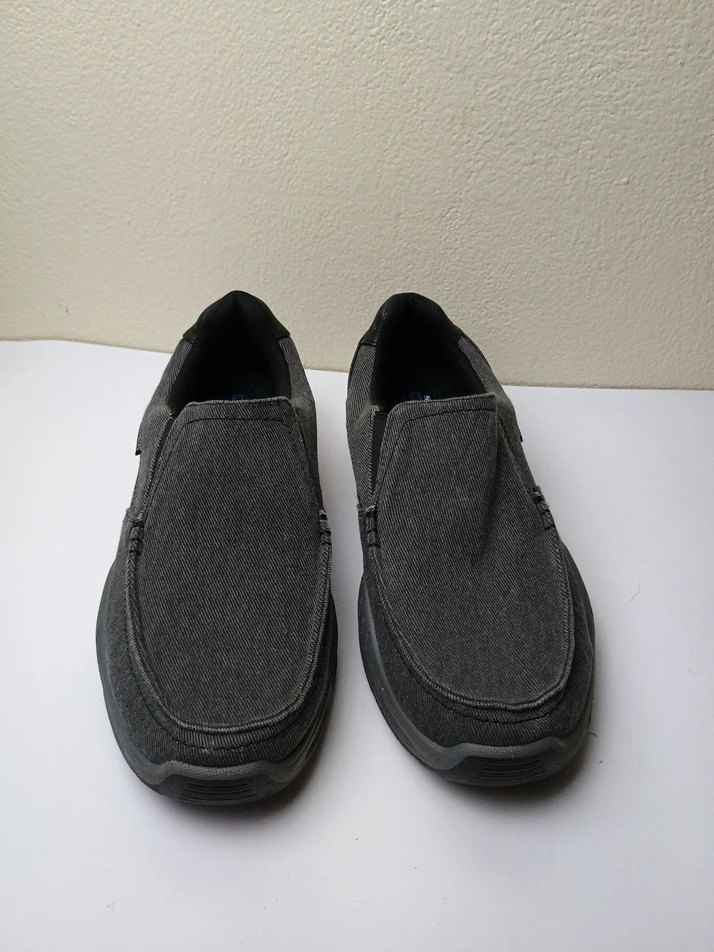 Skechers Cohagen - Vierra Men's 13 Black Slip-On Casual Loafers Relaxed Fit